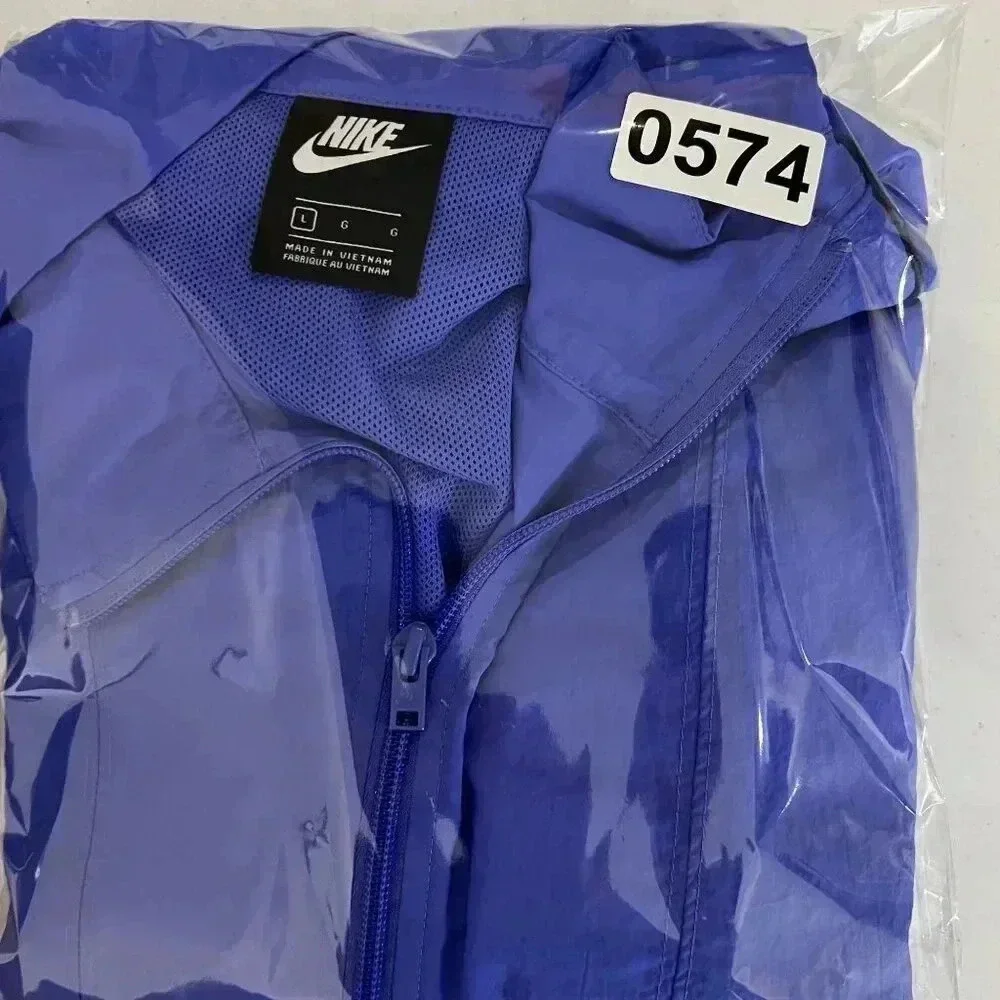 Nike Heritage Womens L Sportswear Woven Jacket 1/4 Zip Windbreaker Activewear - Picture 15 of 15